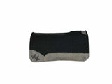 32x32 1" Kush Black Wool Saddle Pad (#116383)