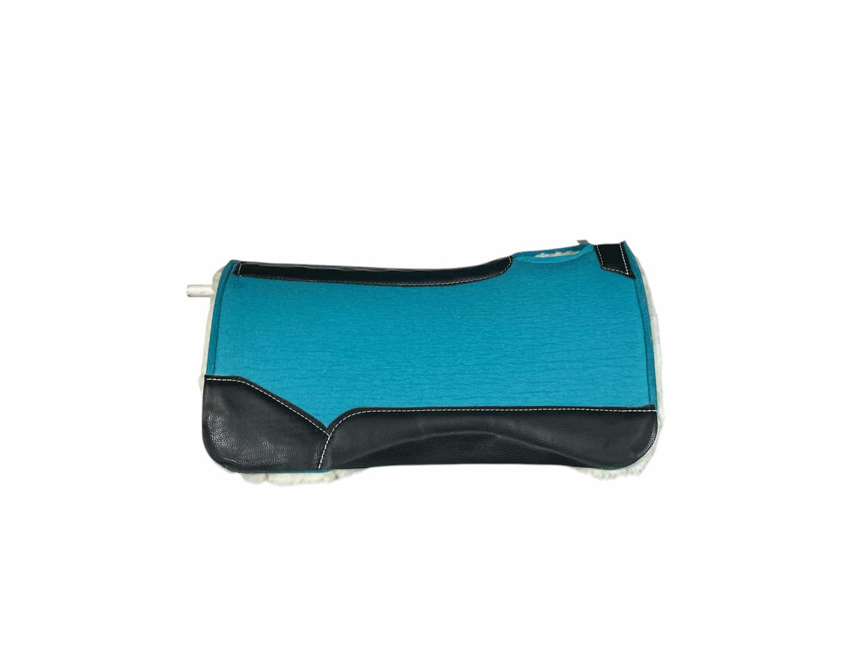 30x30 3/4" Turquoise Kush Fleece Saddle Pad (#122426)