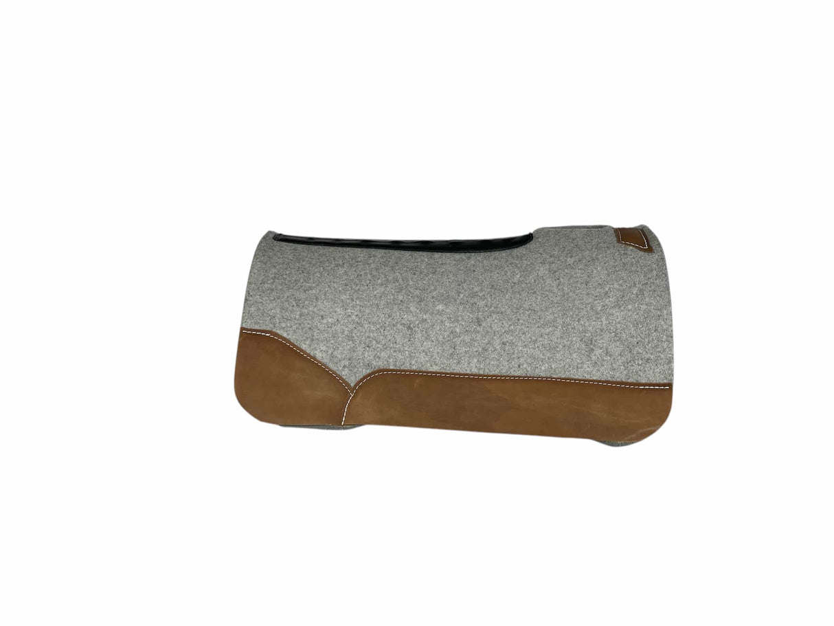 30x30 1.25" Gray Kush Wool Saddle Pad (#116681)