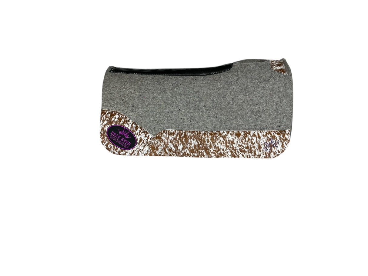 28x28 3/4" Kush Gray Wool Saddle Pad (#116688)