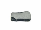 28x28 1/2" Gray Kush Fleece Open Extended Wither Saddle Pad (#122424)