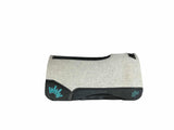 32x32 1.25" Kush Gray Wool Gooseneck Contour Saddle Pad (#117345)