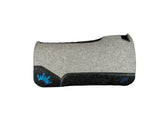 30x30 3/4" Kush Gray Wool Saddle Pad (#117548)