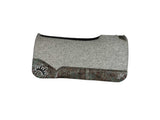 32x32 1" Kush Gray Wool Gooseneck Contour Saddle Pad (117532)