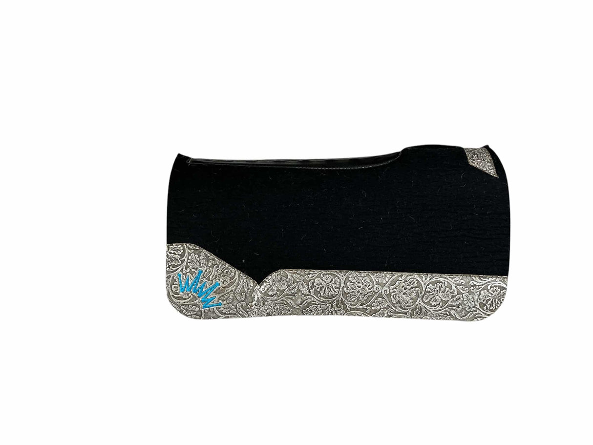 30x30 3/4" Kush Black Wool Saddle Pad (#117544)