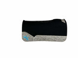 30x30 3/4" Kush Black Wool Saddle Pad (#117544)