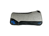 32x32 1" Gray Kush Fleece Saddle Pad (#117588)