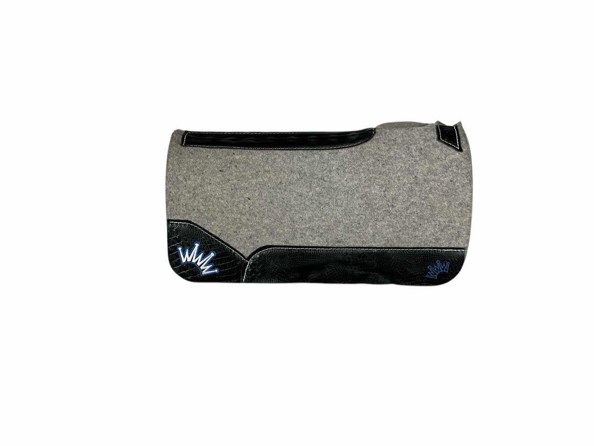 30x30 3/4" Kush Gray Wool Saddle Pad (#117624)