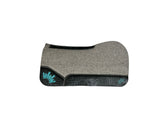 30x30 1.25" Kush Gray Wool Open Extended Wither Saddle Pad (#119557)