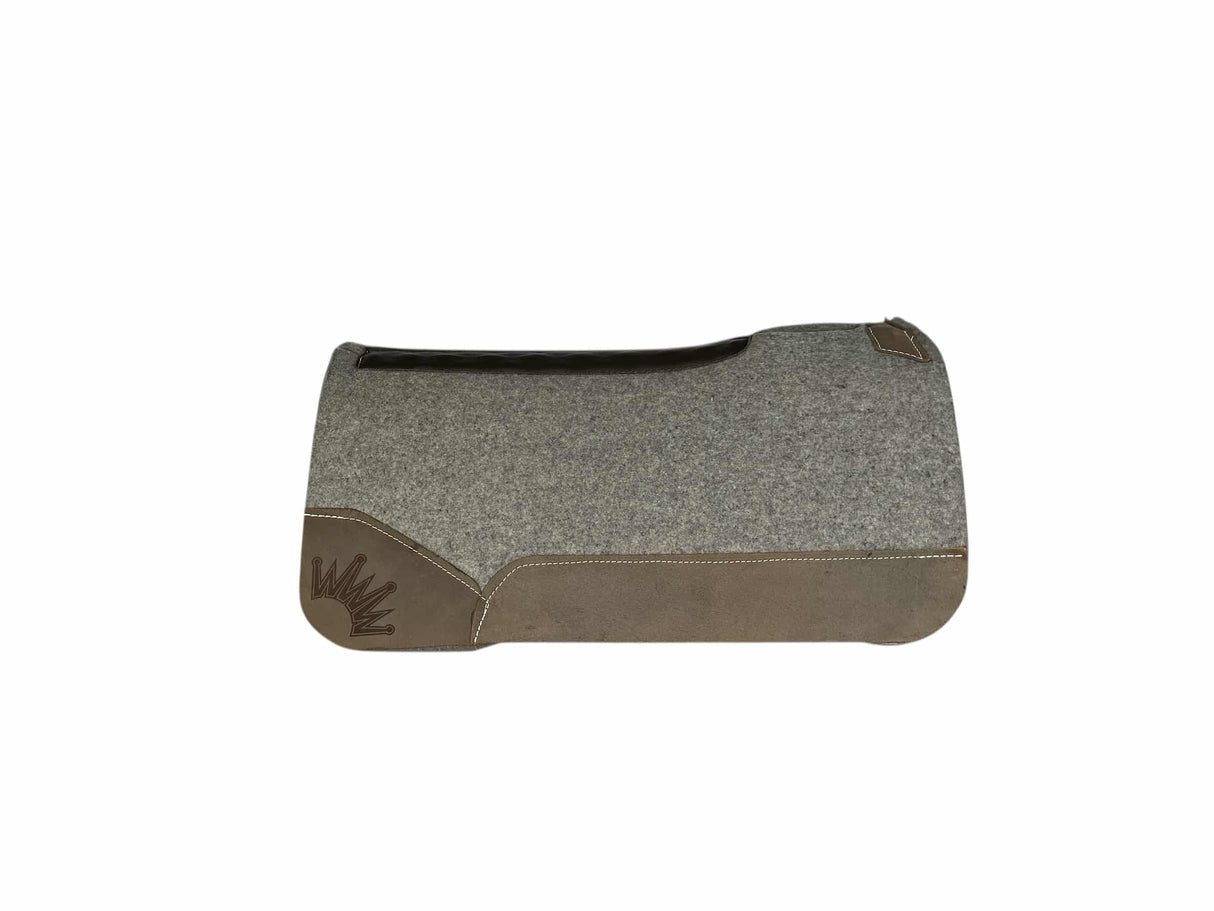 32x32 1" Kush Gray Wool Saddle Pad (#119577)