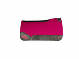 30x30 1" Pink Kush Wool Saddle Pad (#119567)