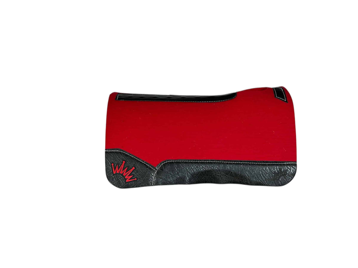 32x32 1" Kush Red Wool Saddle Pad (#119575)