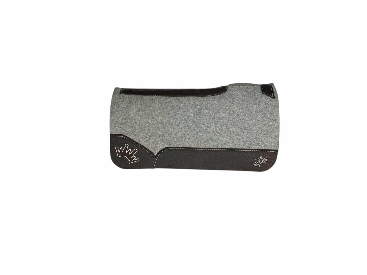 30x30 3/4" Kush Gray Wool Saddle Pad (#119769)