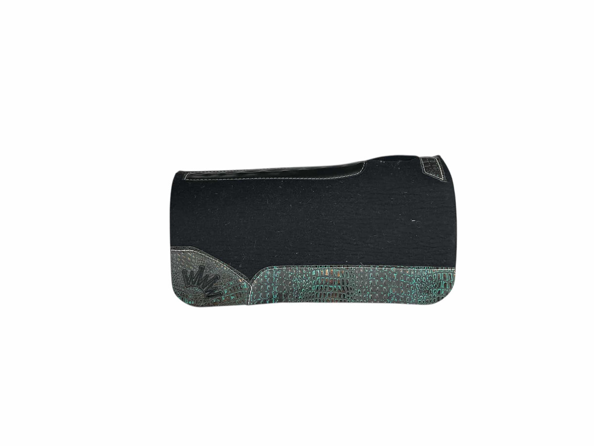30x30 3/4" Kush Black Wool Saddle Pad (#119802)