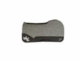 30x30 1.25" Kush Gray Wool Open Extended Wither Saddle Pad (#119844)