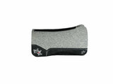 30x30 3/4" Kush Gray Wool Open Petite Saddle Pad (#120603)