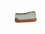 32x32 1.25" Gray Kush Wool Deep Contour Saddle Pad (#122379)