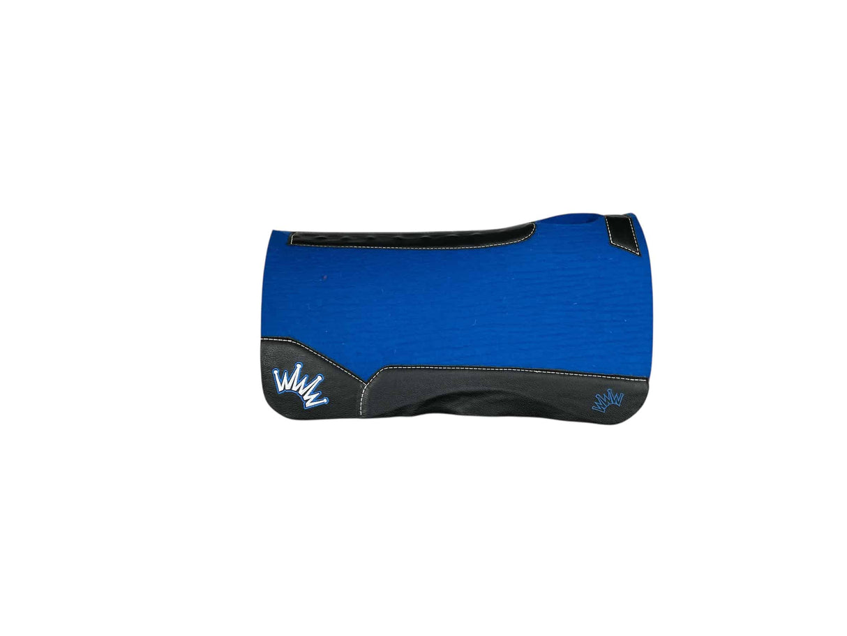 30x30 3/4" Blue Kush Wool Saddle Pad (#121749)