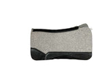 32x32 1" Gray Kush Wool Open Petite Saddle Pad (#122360)