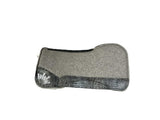 32x32 1" Gray Kush Fleece Open Extended Wither Saddle Pad (#121956) (Copy)