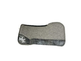 32x32 1" Gray Kush Fleece Open Extended Wither Saddle Pad (#121956)