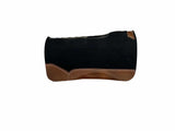 32x32 3/4" Black Kush Wool Saddle Pad (#122494)