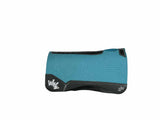 32x32 1" Turquoise Kush Wool Saddle Pad (#122783)
