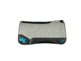 32x32 3/4" Gray Kush Fleece Saddle Pad (#123201)