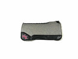 32x32 3/4" Gray Kush Fleece Saddle Pad (#123198)