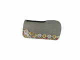 28x28 3/4" Gray Kush Wool Open Extended Wither Saddle Pad (#123299)