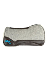 30x30 3/4" Gray Kush Fleece Open Extended Wither Saddle Pad (#123567)