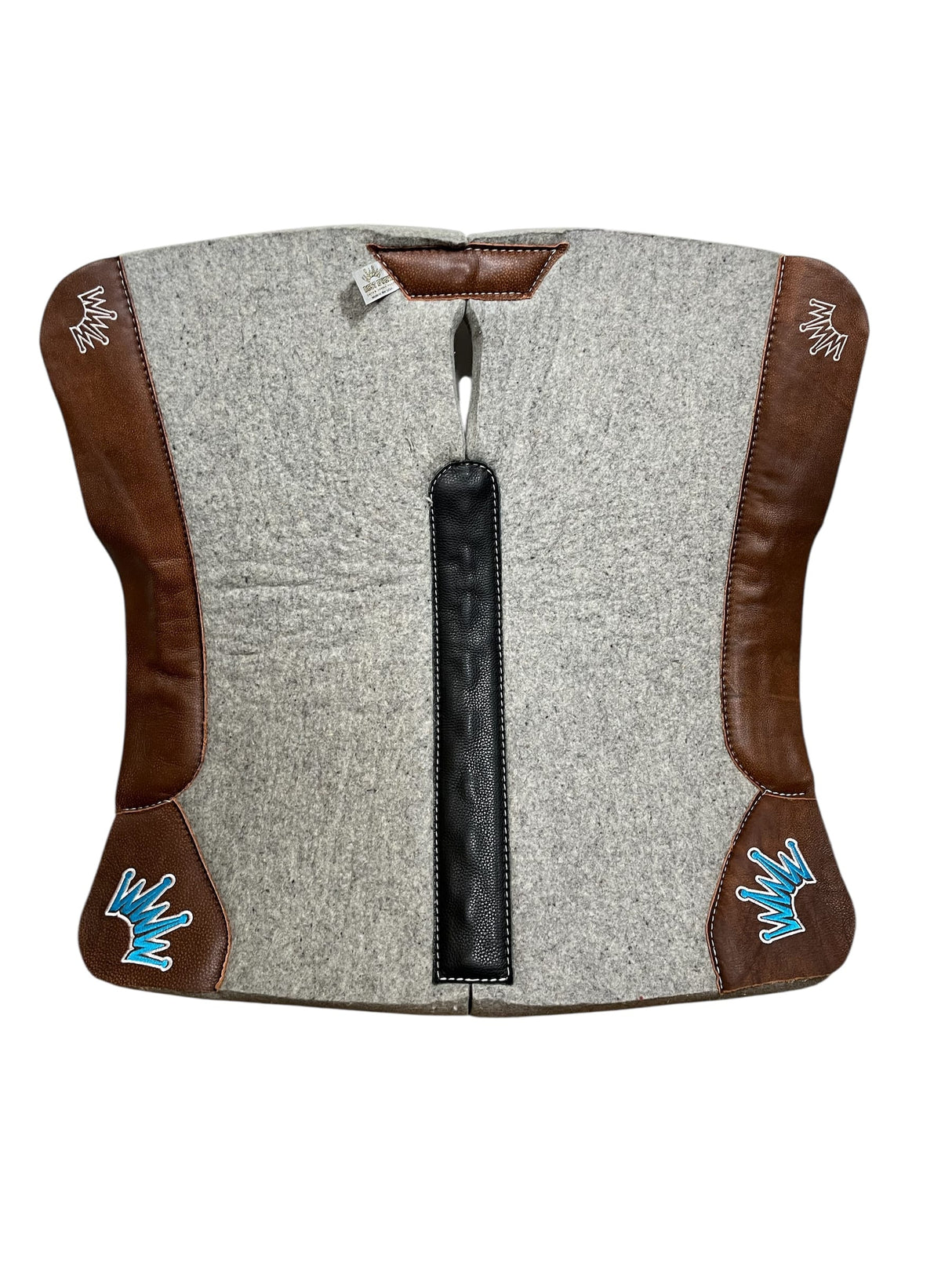 30x30 1.25" Kush Gray Wool Saddle Pad (#123545)