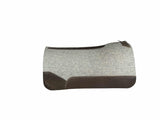 32x32 1.25" Gray Kush Wool Saddle Pad (#123609)