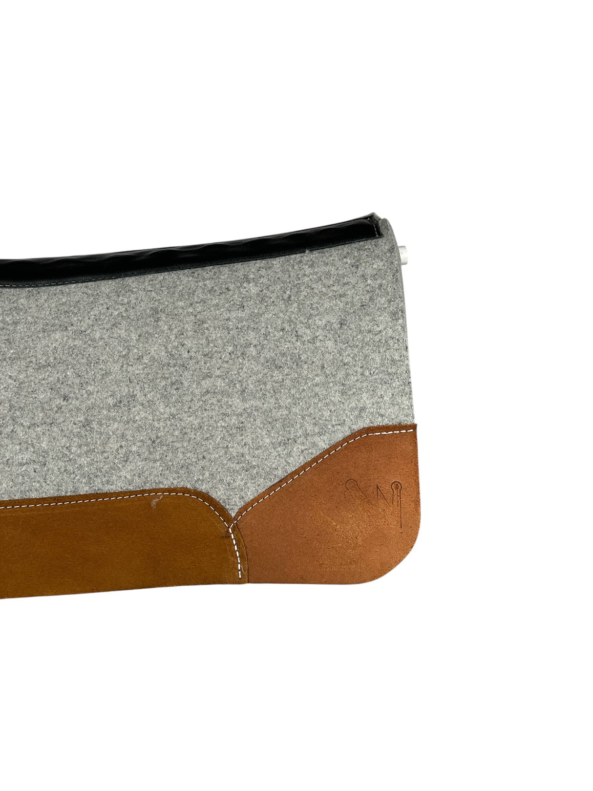 32x32 1.25" Gray Kush Wool Saddle Pad (#123605)