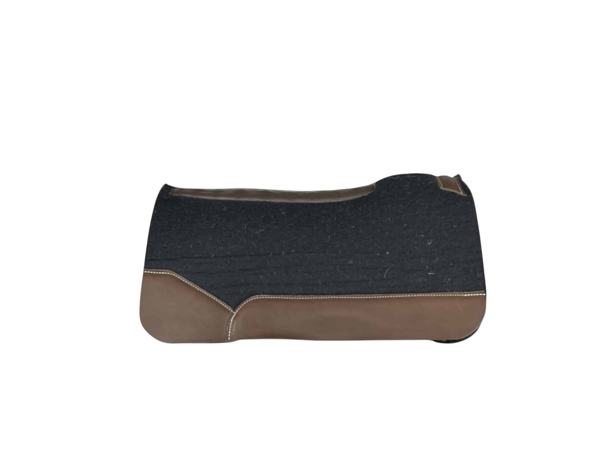 30x30 1.25" Black Kush Wool Saddle Pad (#123613)