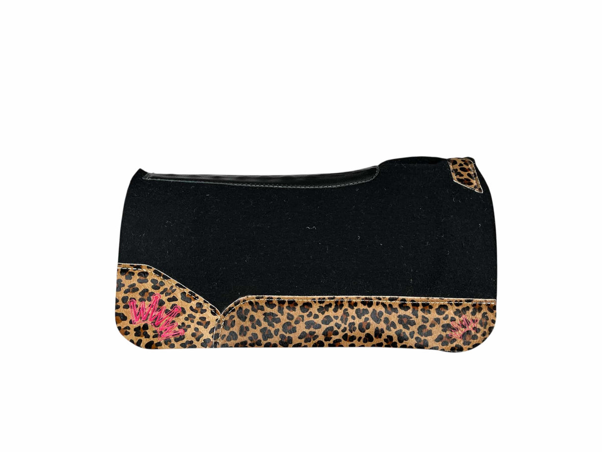 30x30 3/4" Black Kush Wool Saddle Pad (#124007)