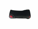 32x32 1" Black Kush Fleece Saddle Pad (#124052)