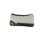 32x32 1.25" Gray Kush Wool Open Petite Wither Saddle Pad (#124046)