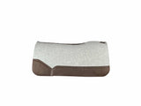28x28 1.25" Gray Kush Wool Saddle Pad (#125071)