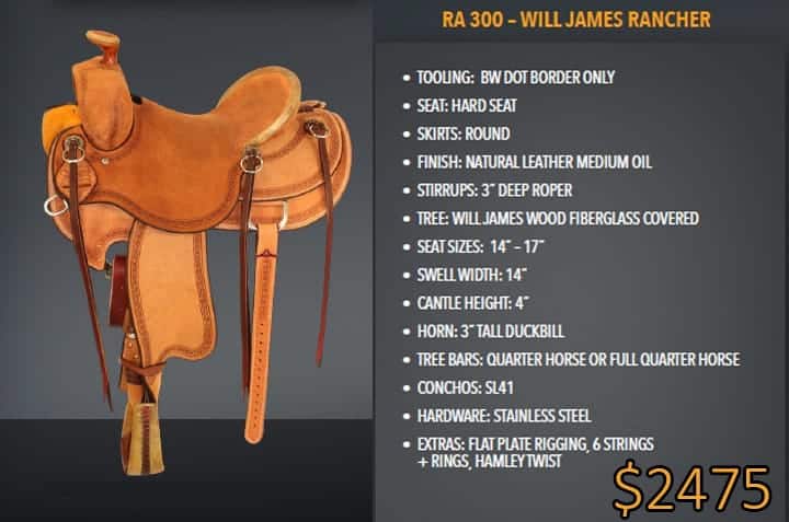 Rancher - Best Ever Saddles - Custom Tooled