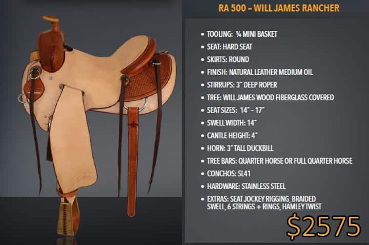 Rancher - Best Ever Saddles - Custom Tooled