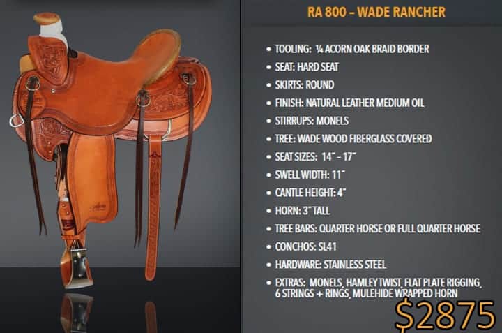Rancher - Best Ever Saddles - Custom Tooled