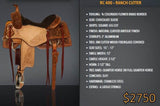 Ranch Cutter - Best Ever Saddles - Custom Tooled