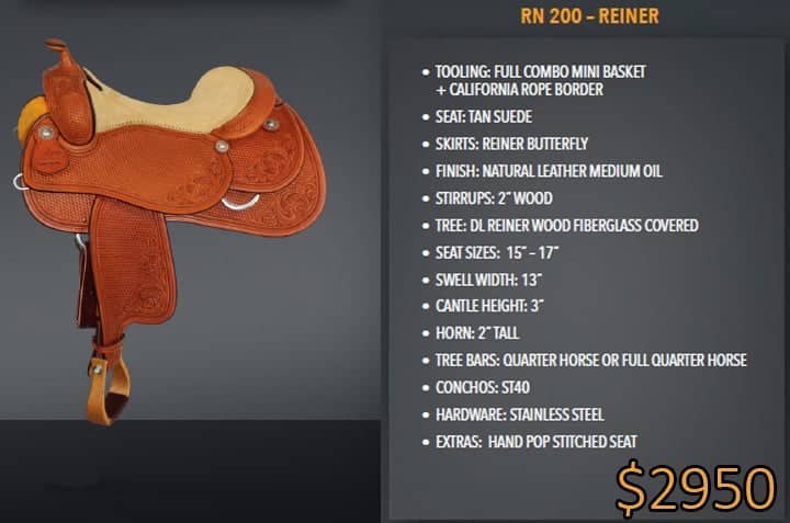 Reiner - Best Ever Saddles - Custom Tooled