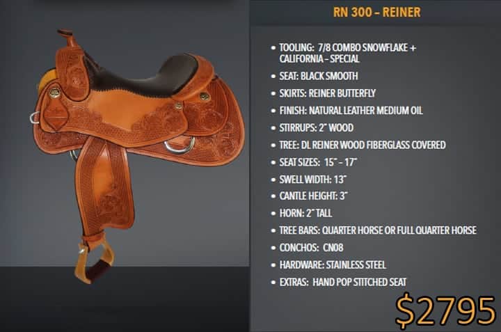 Reiner - Best Ever Saddles - Custom Tooled