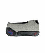 25x25 1" Kush Gray Wool PONY Saddle Pad (#105019)