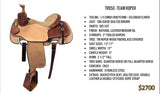 Team Ropers - Best Ever Saddles - Custom Tooled