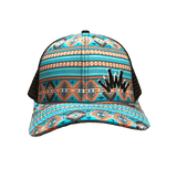 navajo print hat