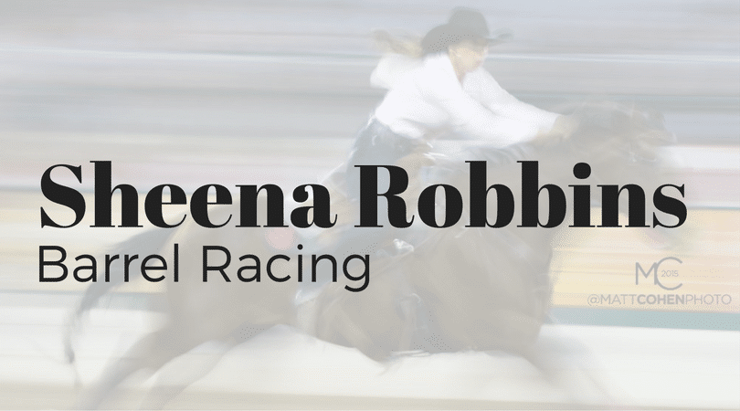 Sheena Robbins best ever pads team rider barrel racing