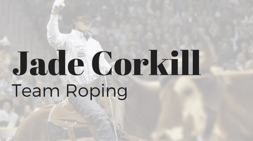 Jade Corkill team roping best ever pads team rider